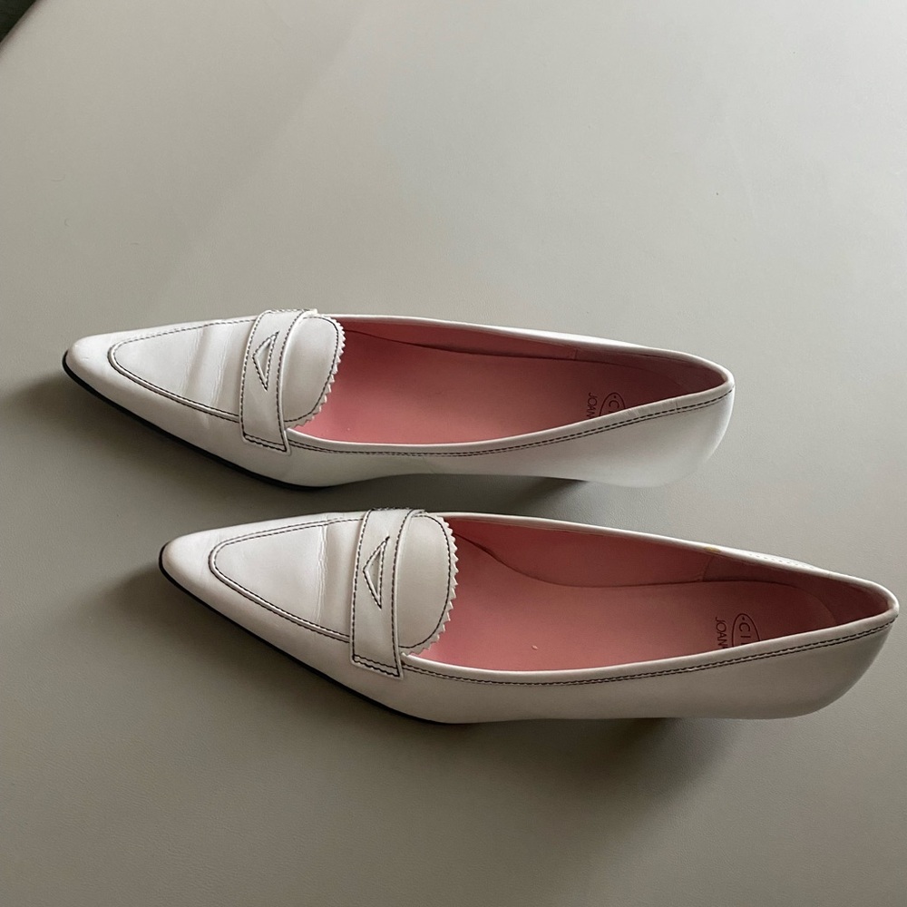 Joan & David White Women's Loafers - Picture 3 of 8
